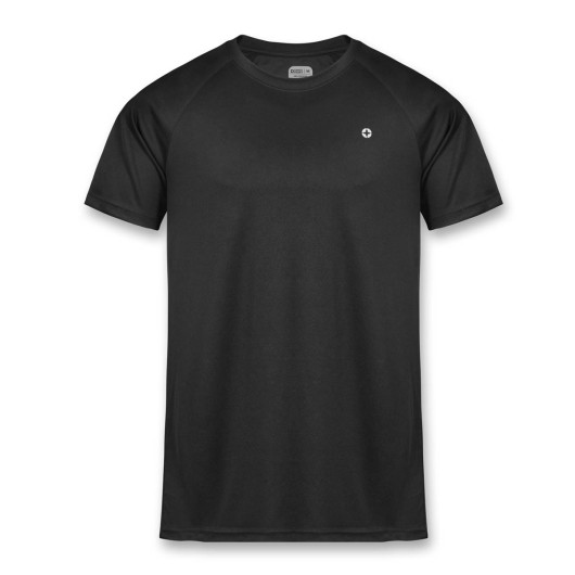 Black Swiss Peak Sports Tees